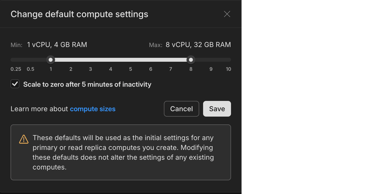 default_compute_settings